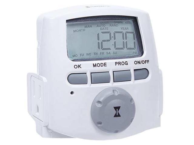 Intermatic  Indoor  Timer  120 volt White 