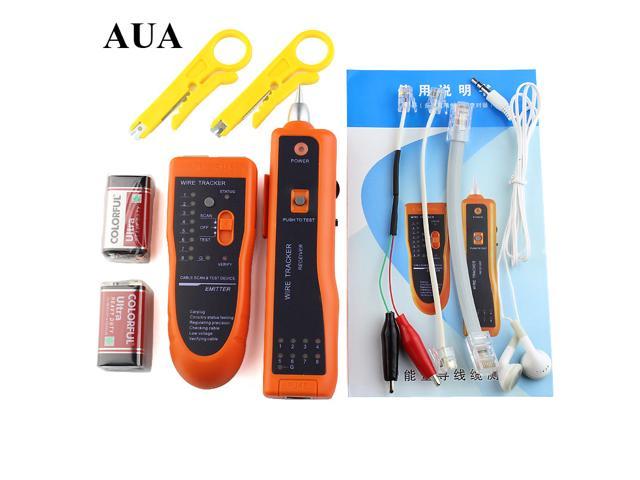 Cable Tester Wire Network Telephone Phone Tracker Toner Line Tracer Rj11 Gauge 