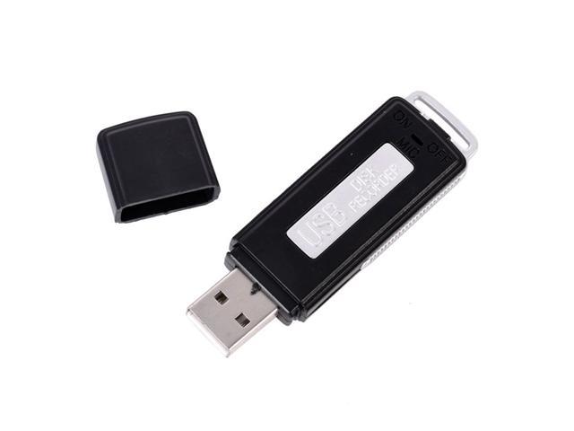 2in 1Mini Digital Audio Voice Recorder Pen Dictaphone 8GB USB Flash Drive U-Disk 