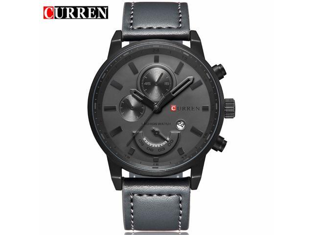 male watches leather strap