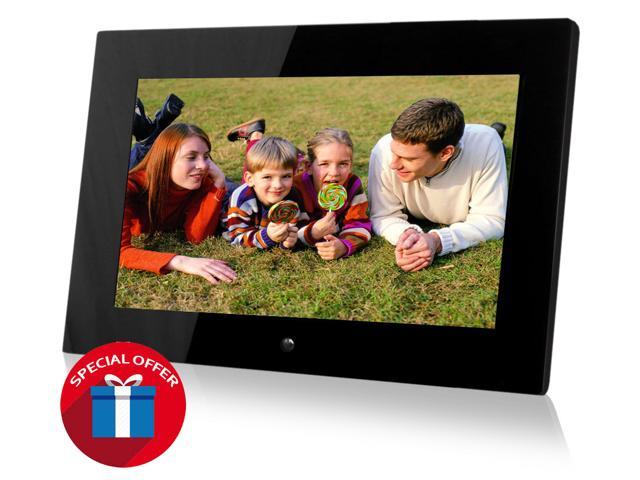 Sungale PF1501 14" Digital Photo Frame, Hi-resolution, Remote Control, Ultra Slim Design, Built-in 4GB Flash Memory, Transitional Effect / Interval Time Adjustable, Auto Slideshow
