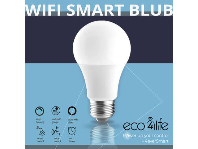 Best Smart WIFI LED Bulb 9w with Voice and Remote Control