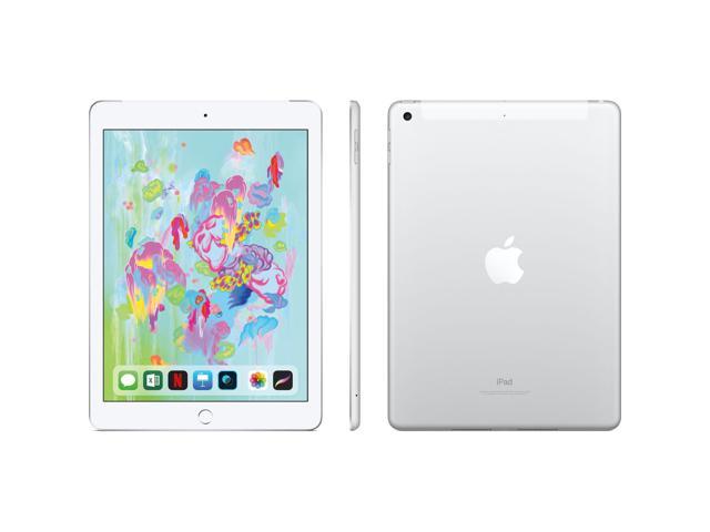 Refurbished: Apple - iPad 6th gen with Wi-Fi + Cellular - 128GB