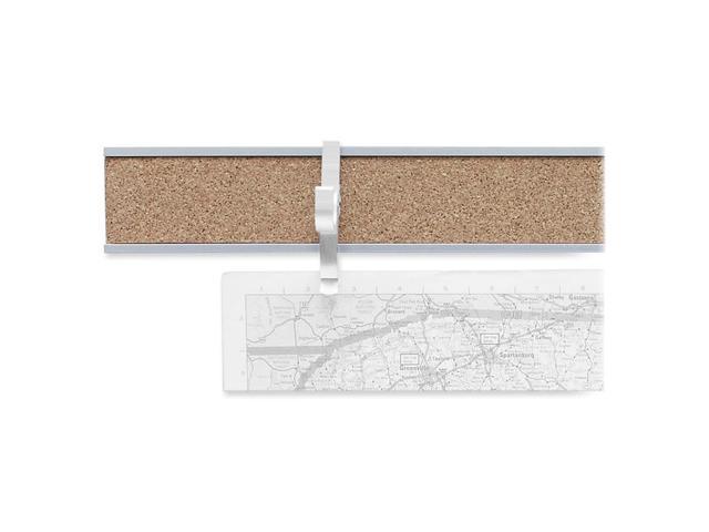 Photo 1 of Advantus Grip-A-Strip Cork Map Rail, Satin Frame, 0.08' x 8' (2026)`