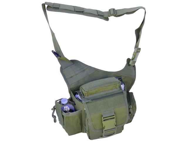 Tactical Messange Bag Olive Green Military Doents Go Day Pack Newegg