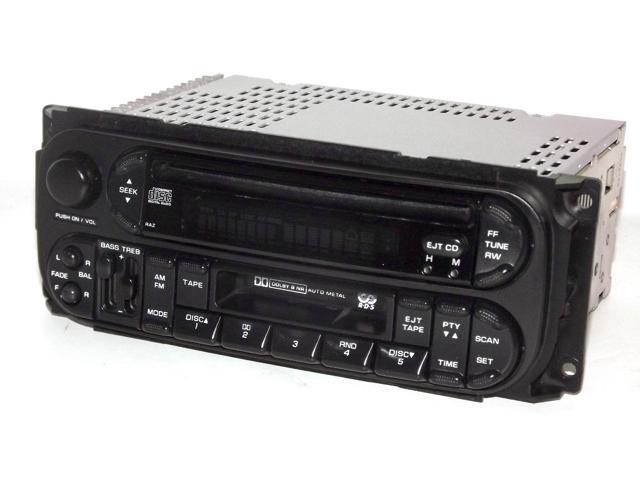 Refurbished: Jeep Chrysler Dodge 02-06 AM FM CD Cassette Car Truck ...