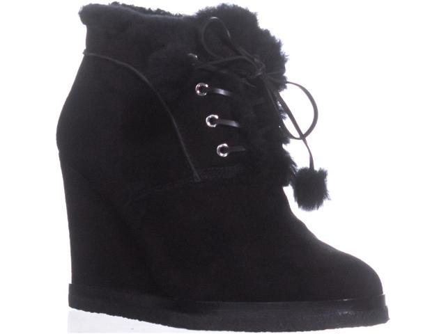 michael kors black suede booties