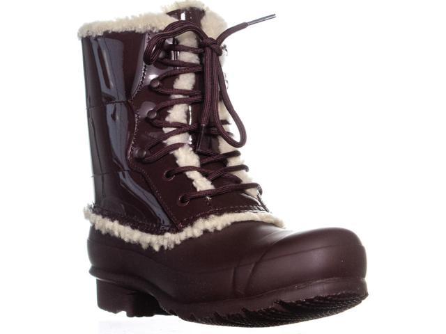 hunter lace up rain boots