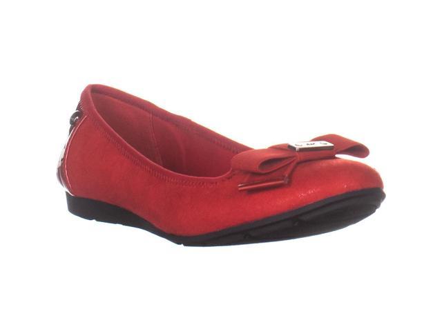 anne klein red flats