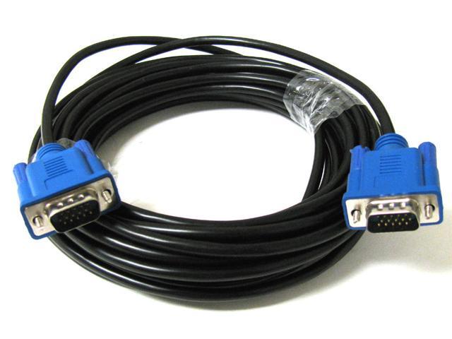 10 Ft Feet SVGA Super VGA M Male to Male Cable with 3.5mm Audio for Monitor TV