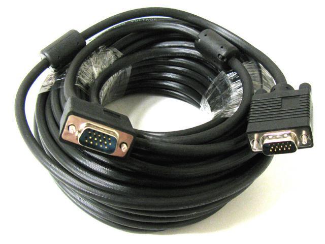 100ft HD15 SVGA VGA Monitor Cable M//M Male To Male PC Laptop TV