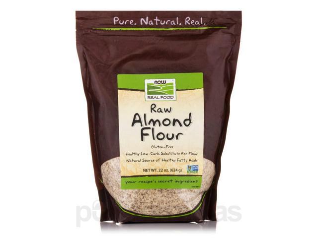 Now Real Food Raw Almond Flour Gluten Free 22 Oz 624 Grams Now Real Food Raw Almond Flour Gluten Free 22 Oz