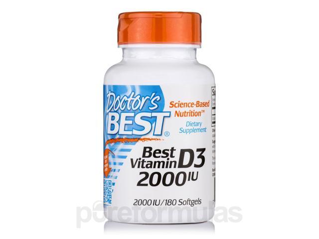 Best Vitamin D3 2000 Iu 180 Softgels By Doctors Best