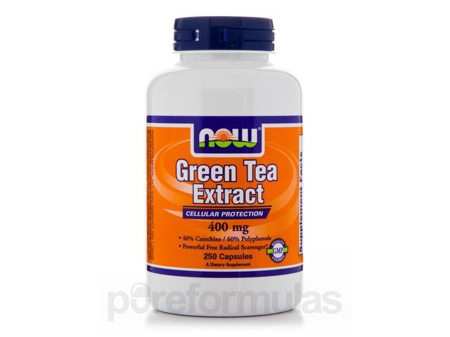Photo 1 of Green Tea Extract 400 mg - 250 Capsules by NOW