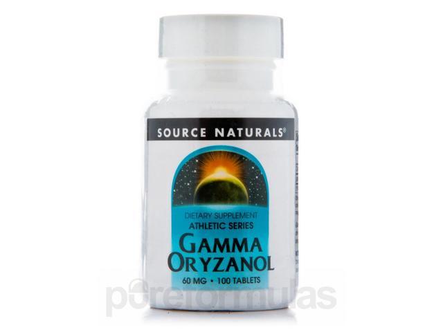 Gamma Oryzanol 60 mg - 100 Tablets by Source Naturals