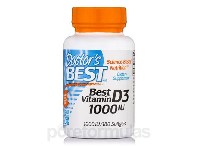 Best Vitamin D3 1000 Iu 180 Softgels By Doctors Best