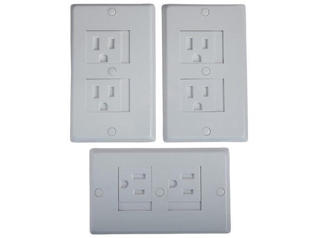 3 Pack White KidCo Universal Outlet Cover