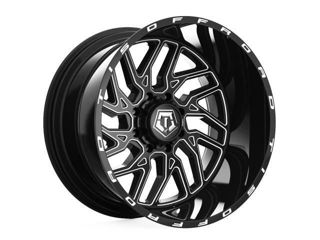 Tis 544bm Black Milled 24x14 8x170 76mm 544bm Newegg Com