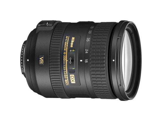 Nikon 18-200mm f/3.5-5.6G AF-S ED VR II Nikkor Telephoto Zoom Lens for  Nikon DX-Format Digital SLR Cameras