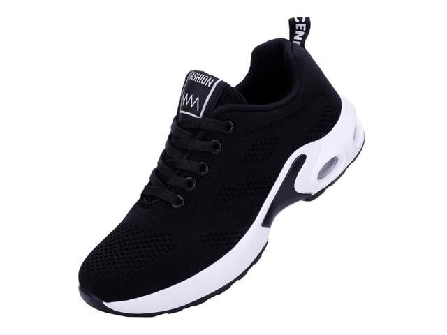stylish black tennis shoes