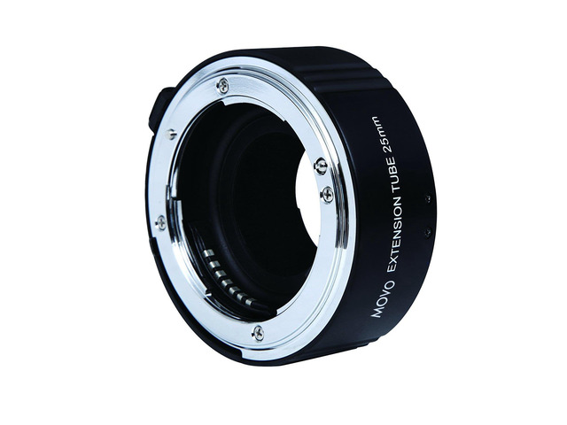 Movo EXT-S25 Auto Focus 25mm Macro Extension Tube For Sony Alpha DSLR Cameras