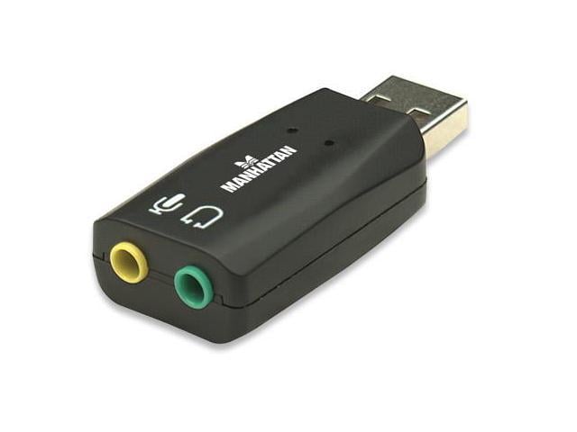 MANHATTAN HI-SPEED USB 2.0 3-D SOUND ADAPTER IMPROVES AUDIO ACCESS AND PERFORMAN