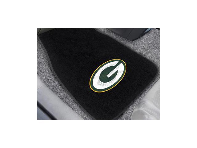 Fanmat Nfl Green Bay Packers 2 Pc Embroidered Car Mat Set Newegg Com