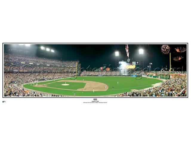 San Francisco Giants Barry Bonds 600th Home Run Unframed Panoramic