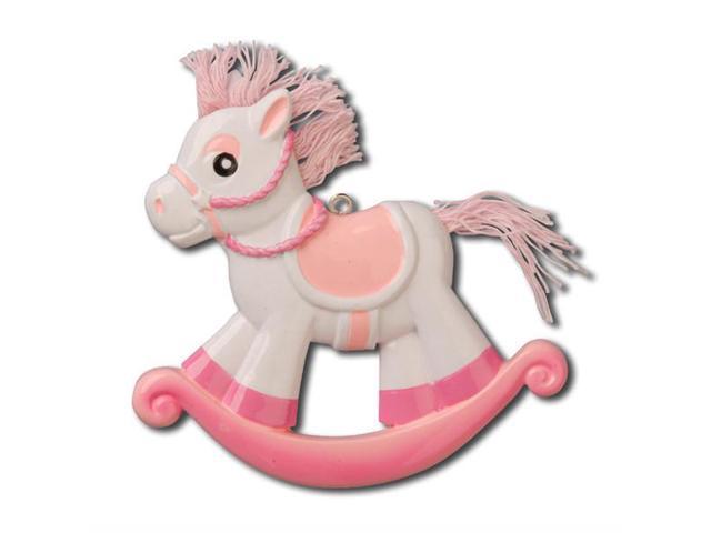 pink rocking horse with sound