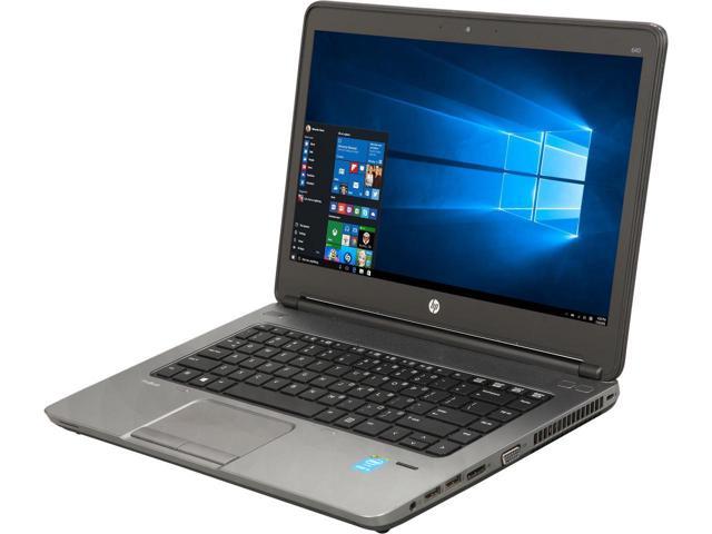 HP Laptop ProBook 640 G1 Intel i5 4th Gen 4210M (2.6 GHz) 8 GB Memory 256 GB SSD 14.0" Windows 10 Pro 64-bit
