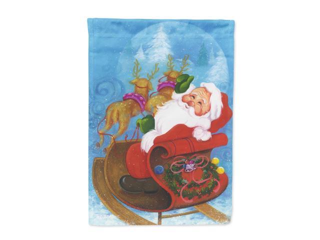 Christmas Santa Claus Good Night Flag Canvas House Size Aph5775chf