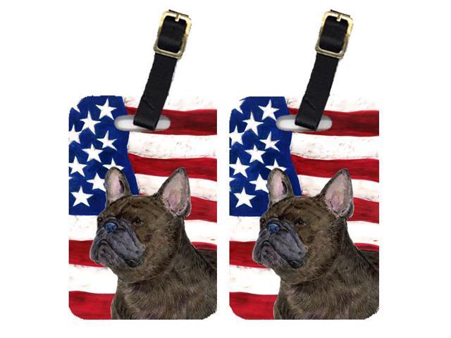 french bulldog luggage tag