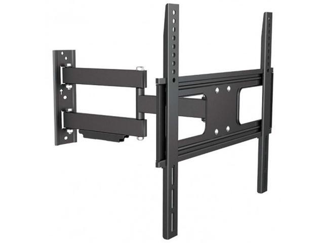 Argom Tech Flat Panel Tv Wall Mount Tilt Swivel Arm 32 55 Max 400 Mounting Plate 2 5 Wide Newegg Com