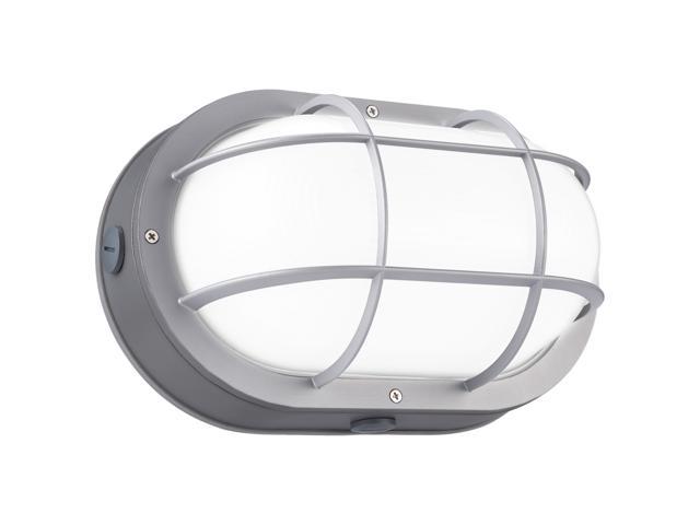 MAX-LED Oval Bulkhead Wall LED Light 14w Neutral White Garage Outdoor Ip54 for sale online