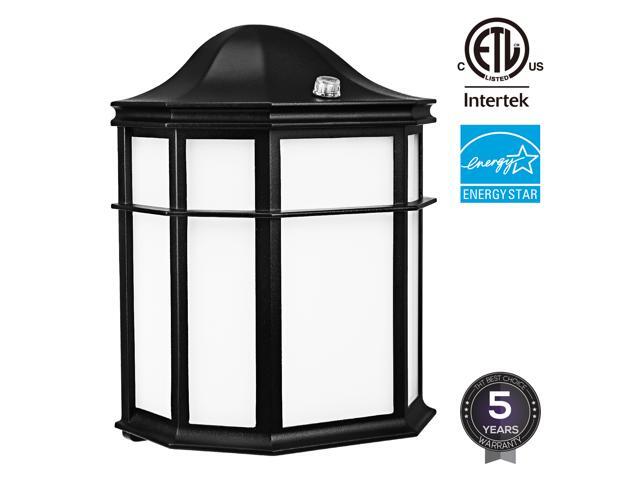 Leonlite Led Outdoor Wall Light With Dusk To Dawn Photocell 14w 80w Equiv 3000k Warm White
