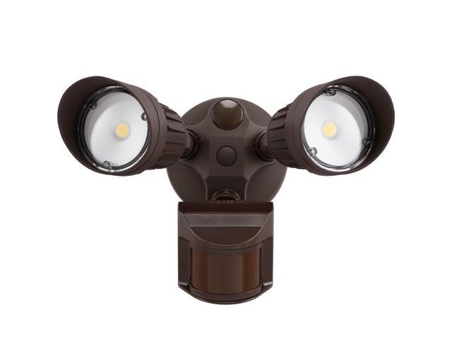 Leonlite 20w Dual Head Motion Activated Led Outdoor Security Light Leonlite 20w Dual Head Motion Activated
