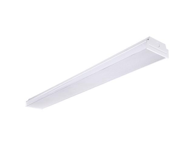 Leonlite Led Wraparound 4ft Flush Mount Ceiling Light 40w 100w Eqv Ultra Bright 4400lm Low Profile Lighting Fixture Dlc