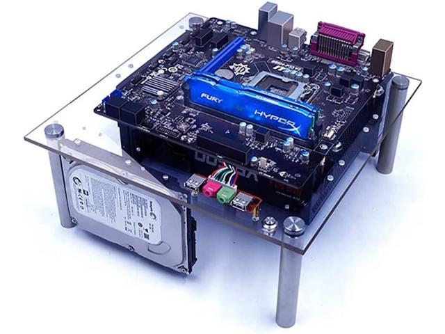 Small ITX Mini A4 Computer Case 7.5L Aluminum Motherboard SFX Power Supply  300mm Vedio Card PC Case