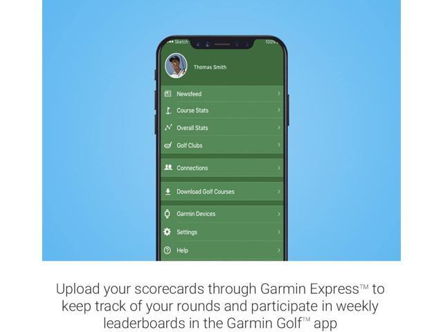 garmin express golf
