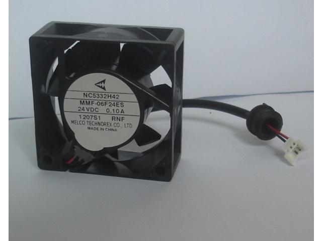 Melco MMF-06F24ES RNF square Cooling Fan with 24V 0.1A 2 Wires For Inverter