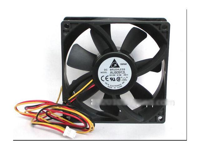 Original Delta AUB0912L 9225 9CM Hydraulic Bearing Cooling Fan With 12V 