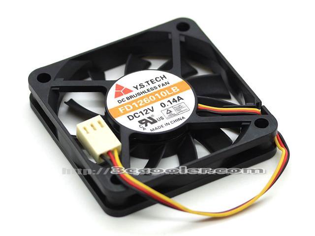 1 PCS Y.S.TECH Fan FD126015MB DC 12V 0.16A 3 Pin 60×60×15mm