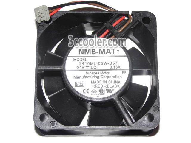 New original NMB 2410SB-04W-B49 12V 0.14A 6025 60 60 25mm 3-wire server cooling fan