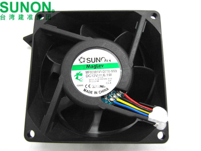 Ventola Di Raffreddamento Sunon ME80201V1-D000-G99: 80x80x20mm, 12V DC, 1.56W. Per Riparazioni E Upgrade PC!