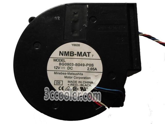 for NMB BG0903-B049-P0S Turbine server fan DC12V 2.65A 97*97*33MM 4PIN