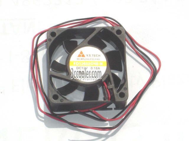 FD126025HB-N 6025 12V 0.18A 6CM chassis cooling fan
