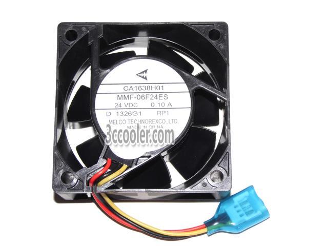 Mitsubishi MMF-08D24ES-RP1 24V 0.16A 8025 three-wire inverter cooling fan 