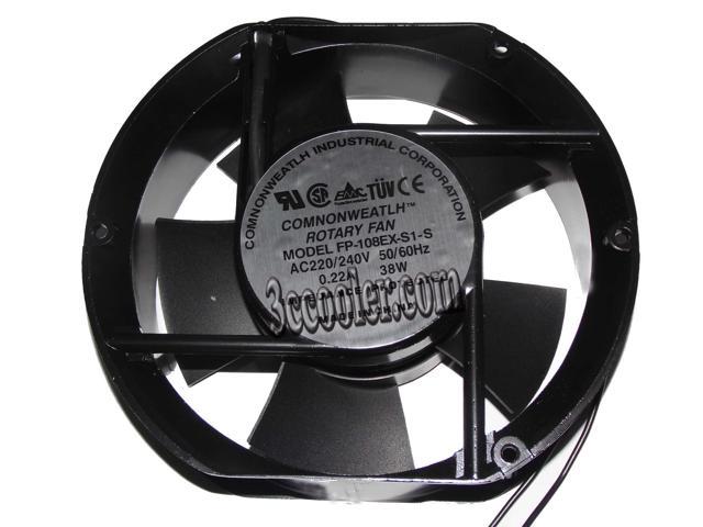 Metal AC 110V Industrial fan 0.5A 38W 150×150×50mm Ball Bearing Cooling Fans 
