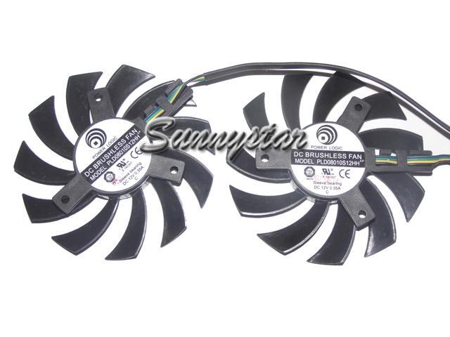 NEW For MSI graphics card fan POWER LOGIC PLD08010S12HH 12V 0.35A 4-Pin