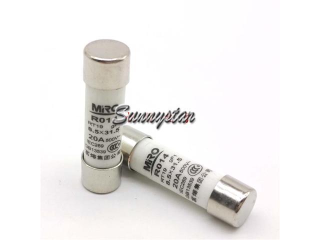 MIRO RS15-32A Fast Acting Cylindrical Fuse 10*38 32 Amp 500V replace KTK KLM 